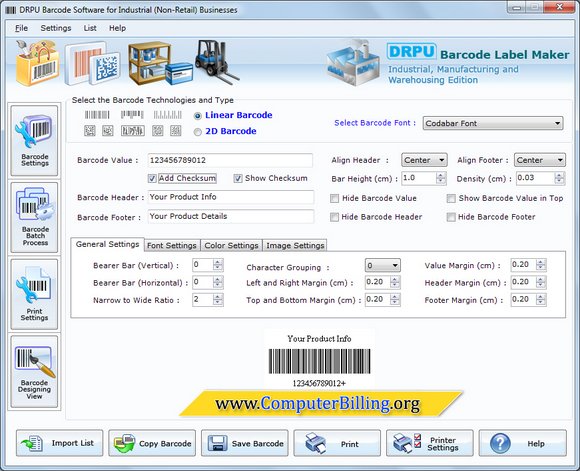 Warehouse Industry 2d Barcodes 7.3.0.1