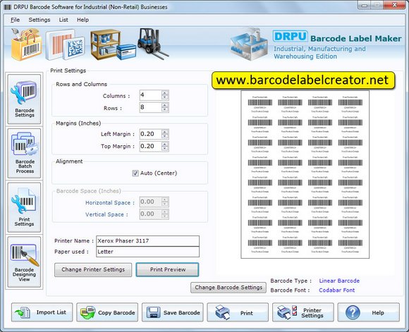 Warehouse Industry Barcode Labels 7.3.0.1
