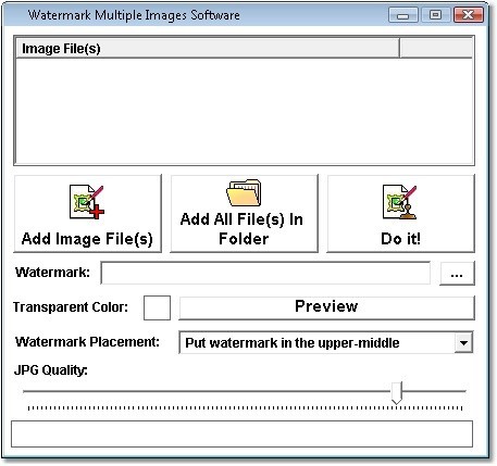 Watermark Multiple Images Software 7.0
