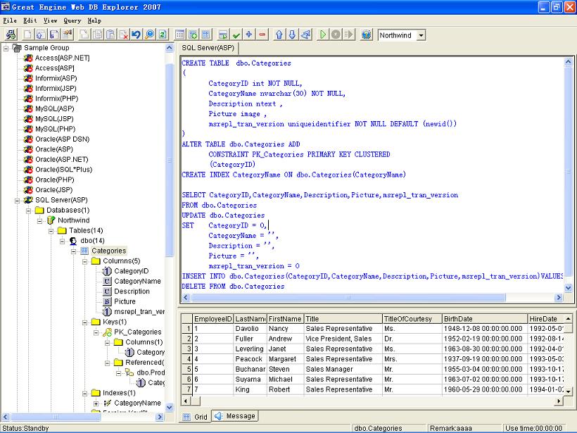 Web DB Browser 2005 3.2.192