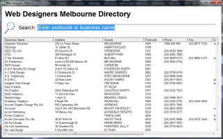 Web Designers Melbourne Directory 1.0
