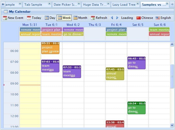 webd jquery event calendar planner 1.2