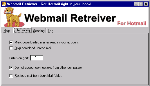 Webmail Retriever for Hotmail 2.0.2