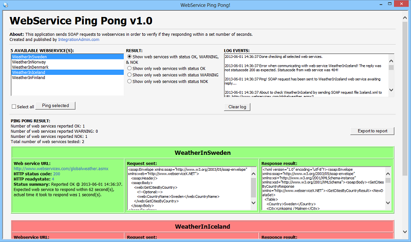 WebService PingPong 1.0.0.0