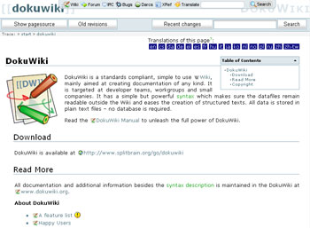 Webuzo for DokuWiki 2012-10-13 1.0
