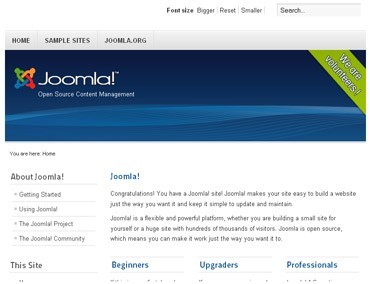 Webuzo for Joomla 2.5.8