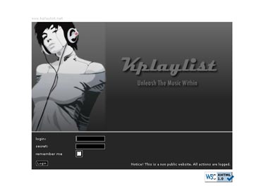 Webuzo for kPlaylist 1.8.502