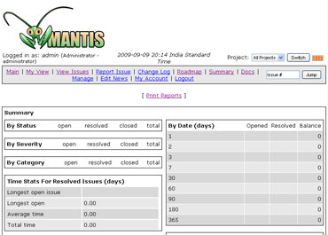 Webuzo for Mantis Bug Tracker 1.2.12