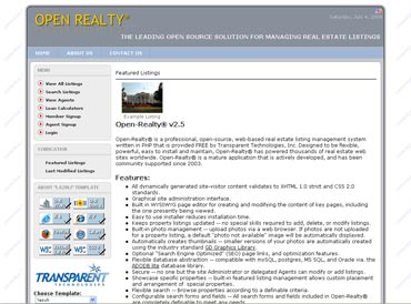 Webuzo for Open-Realty 2.5.8