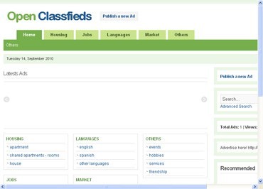 Webuzo for OpenClassifieds 1.8.4