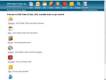Webuzo for PHP Point Of Sale 11.3