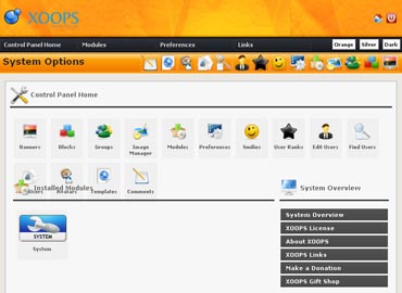 Webuzo for Xoops 2.5.5