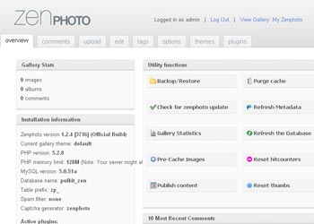 Webuzo for ZenPhoto 1.4.3.5