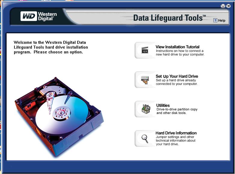Western Digital Data Lifeguard Diagnostics 1.24