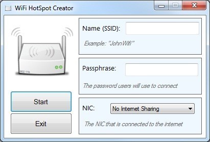 WiFi HotSpot Creator 1.2