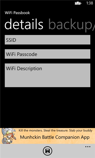 WiFi PassBook 1.1.0.0