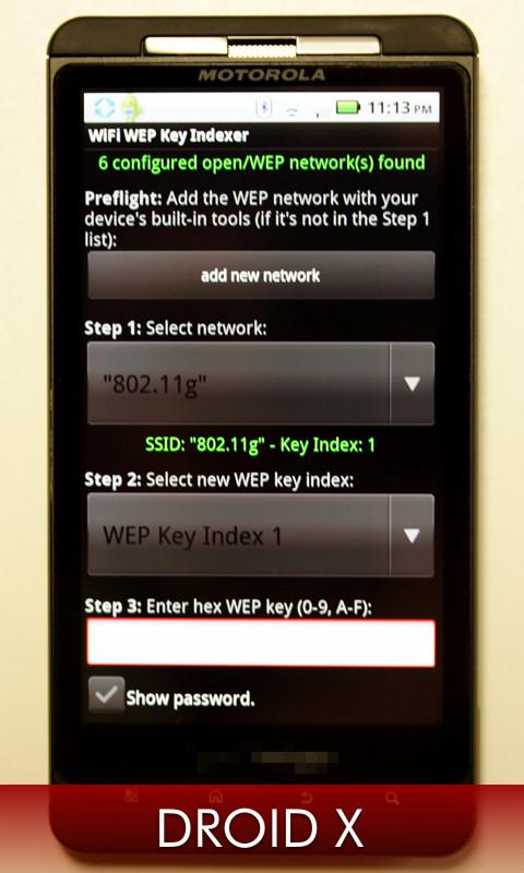 WiFi WEP Key Indexer 2011.01.11.001