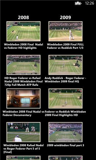 Wimbledon Finals 1.0.0.0