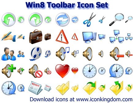 Win8 Toolbar Icon Set 2012.2