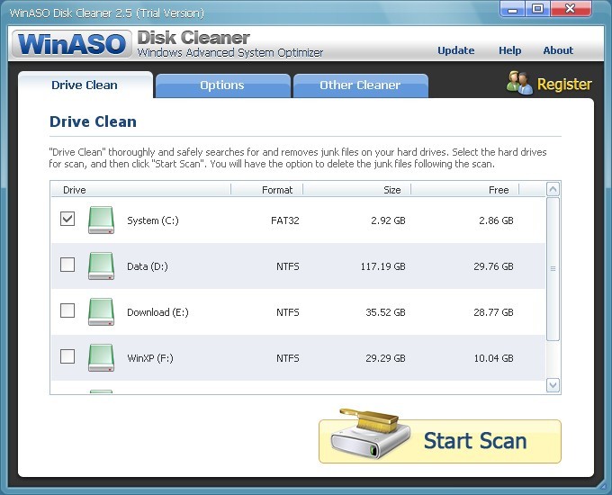 WinASO Disk Cleaner 2.5.1