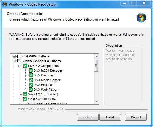 Windows 7 Codec Pack 4.0.6