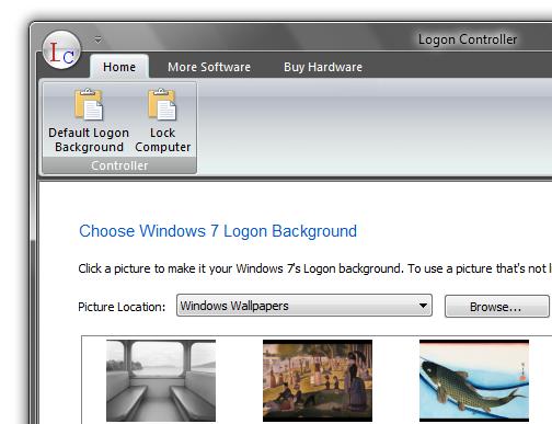 Windows 7 or Vista Login Screen Changer 1.0