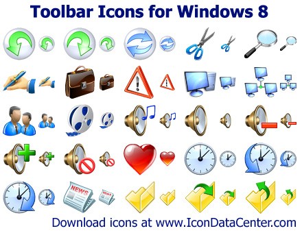 Windows 8 Toolbar Icons 2.1