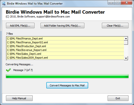 Windows Live Mail 2011 to Thunderbird Converter 3.1