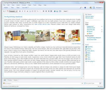 Windows Live Writer 2009 14.0.8089.726