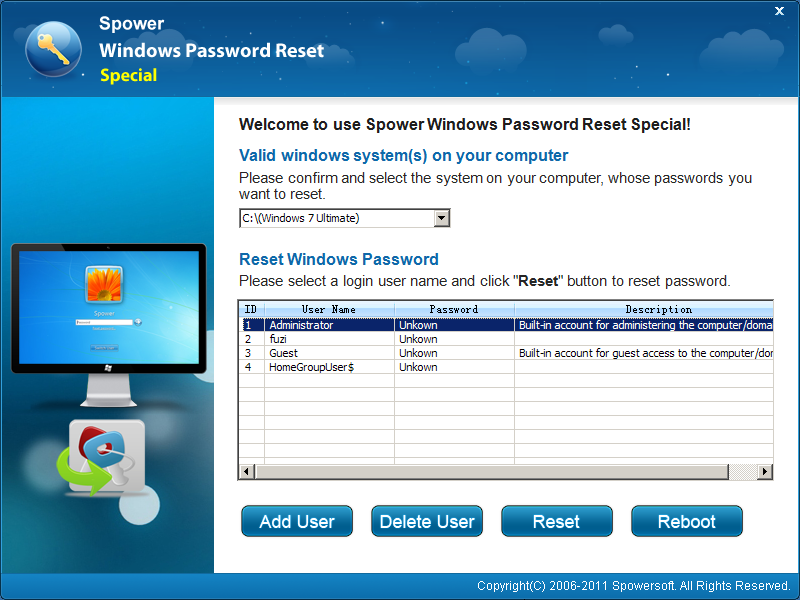 Windows Password Reset Special 3.0.0.6