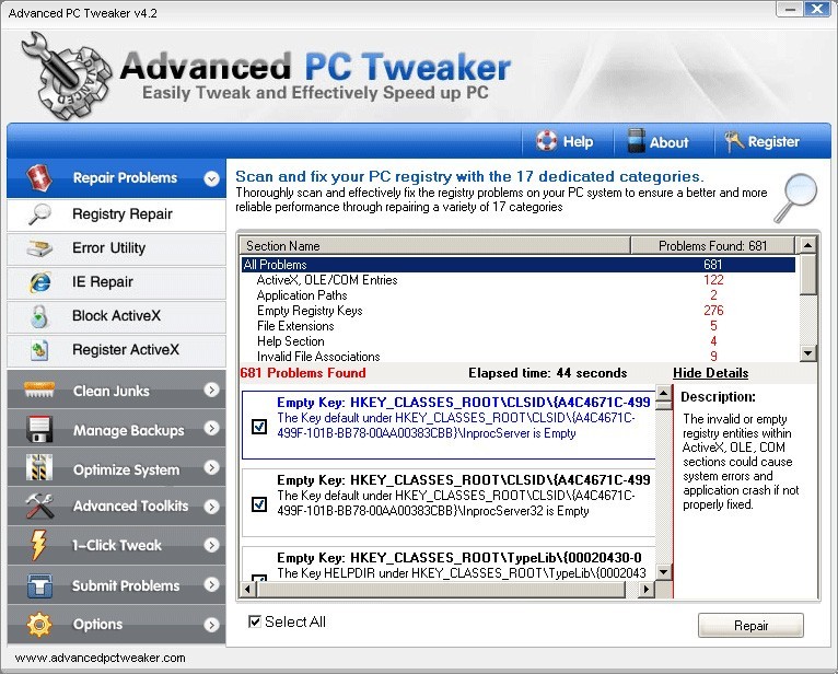 Windows PC Tweaker 2012.07.1