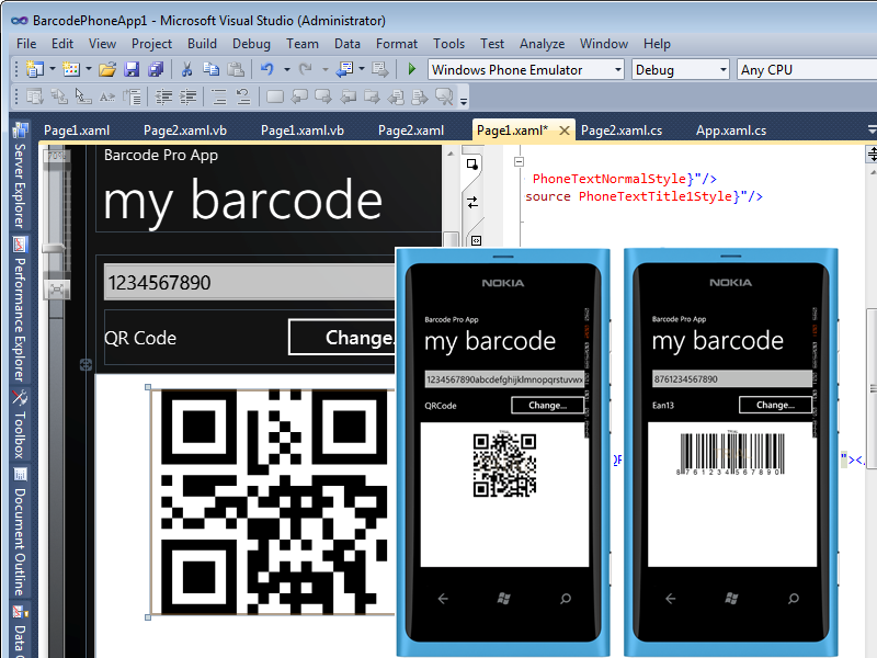 Windows Phone Barcode Professional 1.0