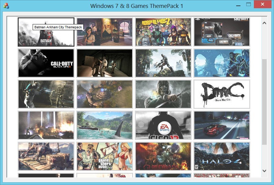 Windows Themes Games Pack 1 1