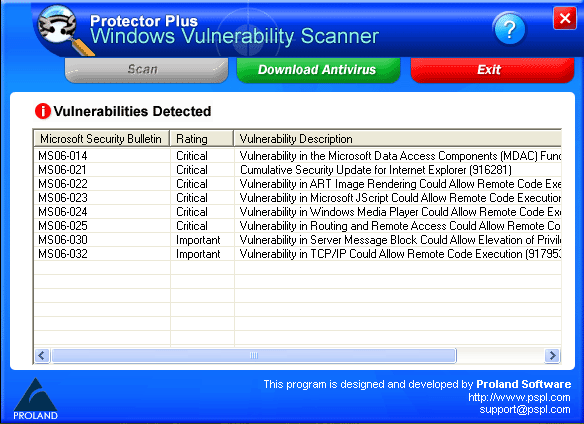 Windows Vulnerability Scanner 1.9