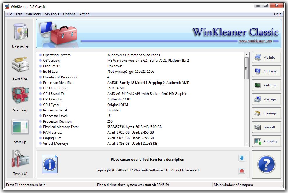 WinKleaner Classic 2.3