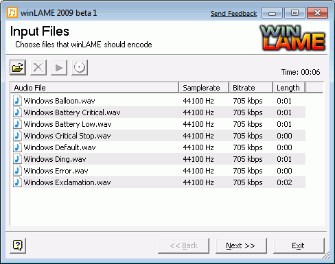 winLAME 2010 Beta 2