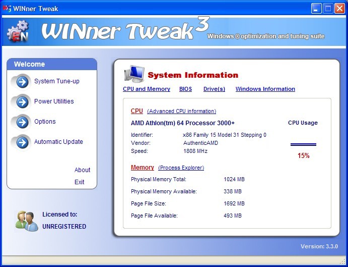 WINner Tweak SE-2 2.8.0