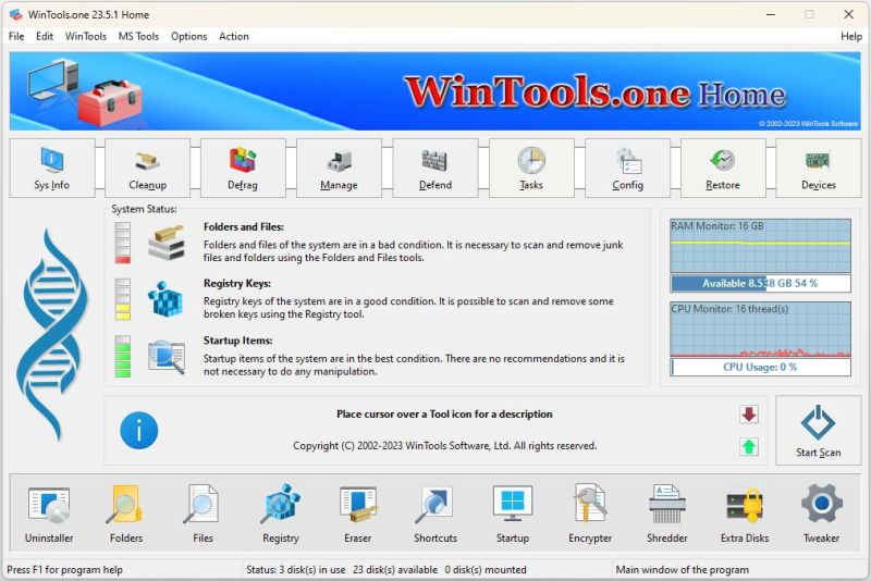WinTools.one Home 24.3.1