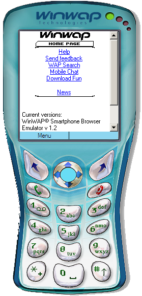 WinWAP Smartphone Browser Emulator 1.2