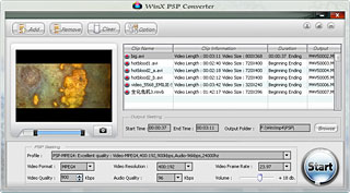 WinX PSP Video Converter 3.6