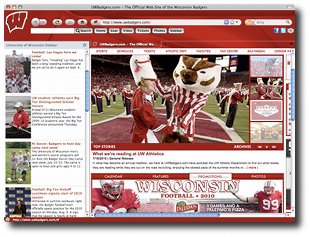 Wisconsin Badgers IE Browser Theme 0.9.0.1