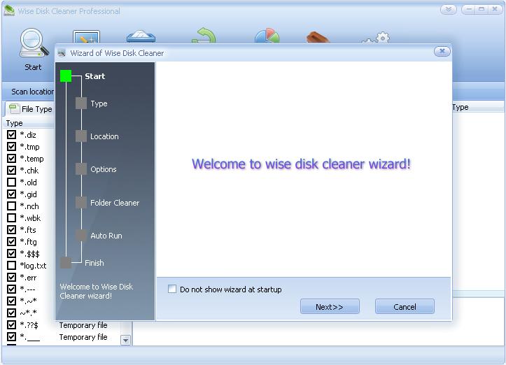 Wise Disk Cleaner Professional 5.71