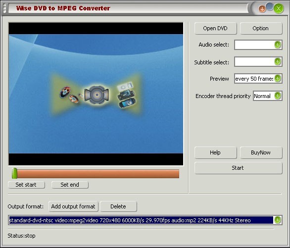 Wise DVD to MPEG Converter 5.0.0