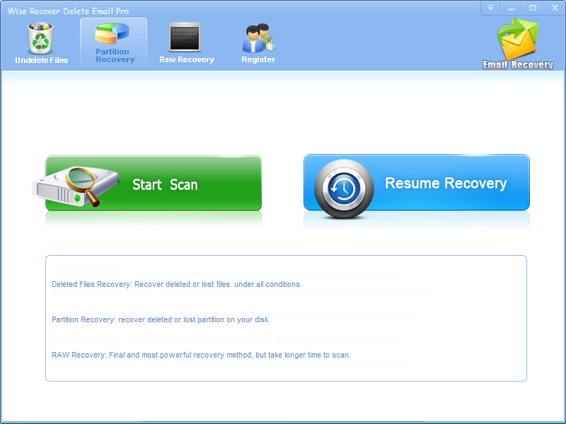 Wise Recover Delete Email 2.8.2