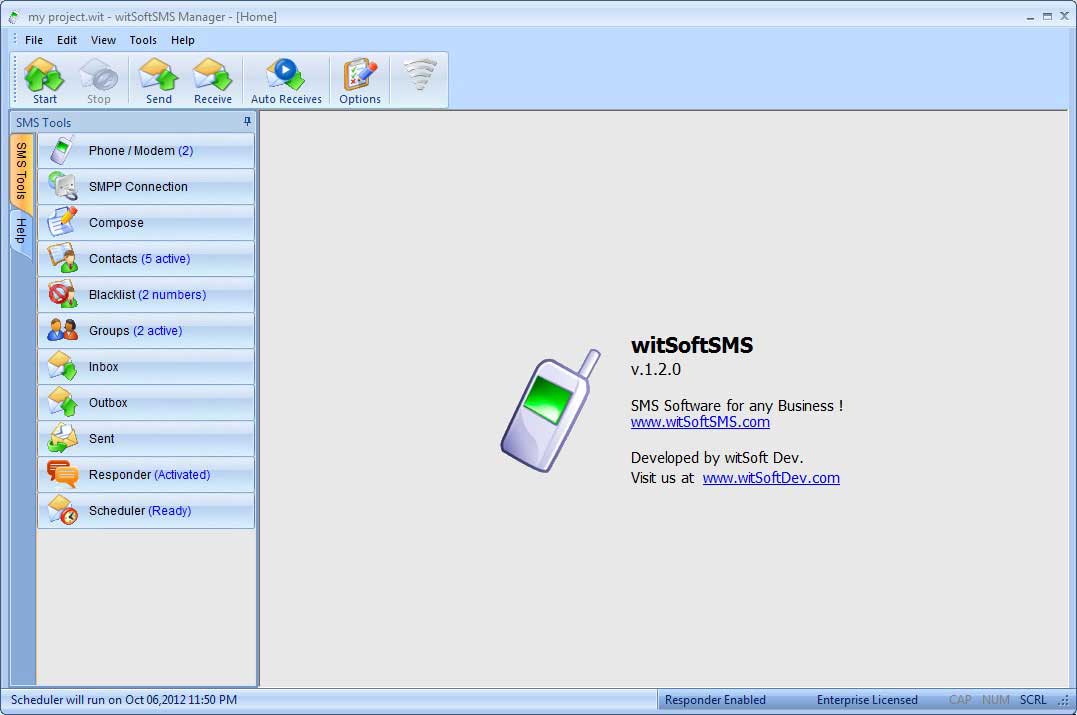 witSoftSMS 1.3.30