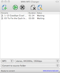 WMA MP3 Changer MAC 1.5