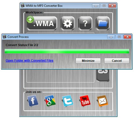 WMA to MP3 Converter Box 1.9.0