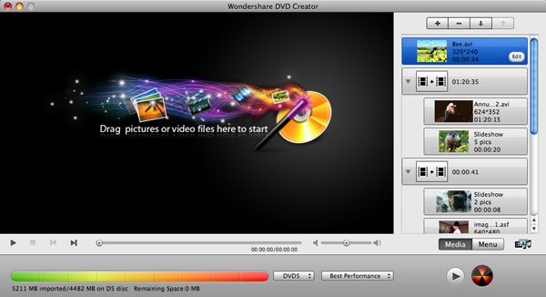 Wondershare DVD Creator for Mac 3.6.1