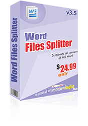 Word Files Splitter 3.5.0