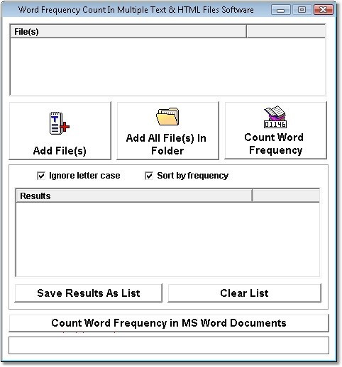 Word Frequency Count Software 7.0